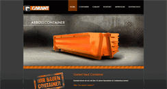 Desktop Screenshot of garant-containerbau.de